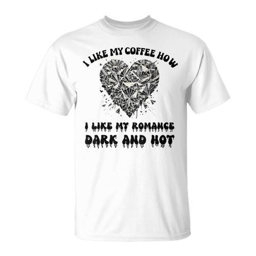 Dark Romance Coffee Lover Spicy Books Bookish Merch Women T-Shirt - Bookorys DE