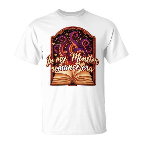 Dark Romance Smut Reader Spicy Book In My Monster Romance T-Shirt - Bookorys AU