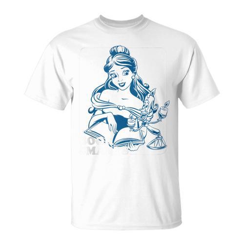 Disney Beauty And The Beast Belle Book Smarts T-Shirt - Bookorys