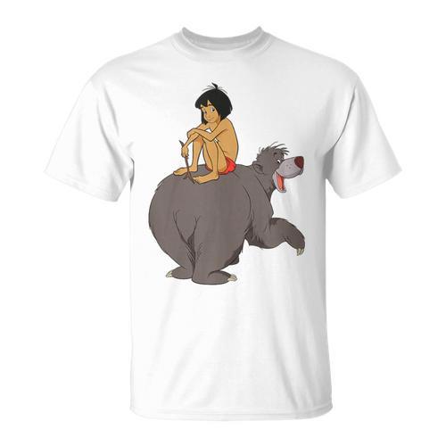 Disney The Jungle Book Mowgli And Baloo Chillin T-Shirt - Bookorys