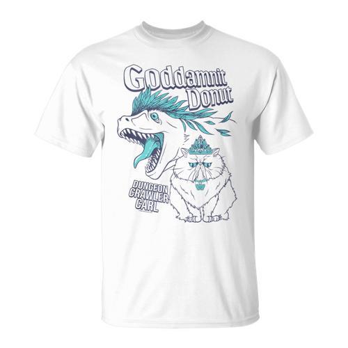 Dungeon Crawler Carl Princess Donut And Mongo Drawing Book T-Shirt - Bookorys UK