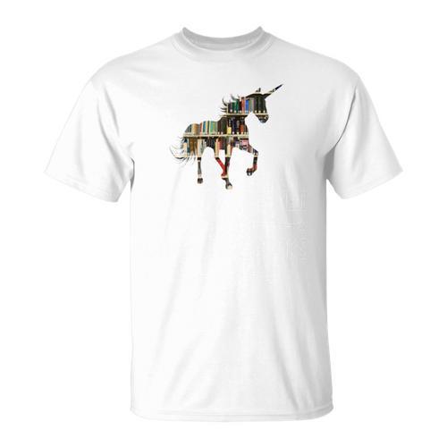 Easily Distracted By Unicorns And Books T-Shirt - Bookorys DE