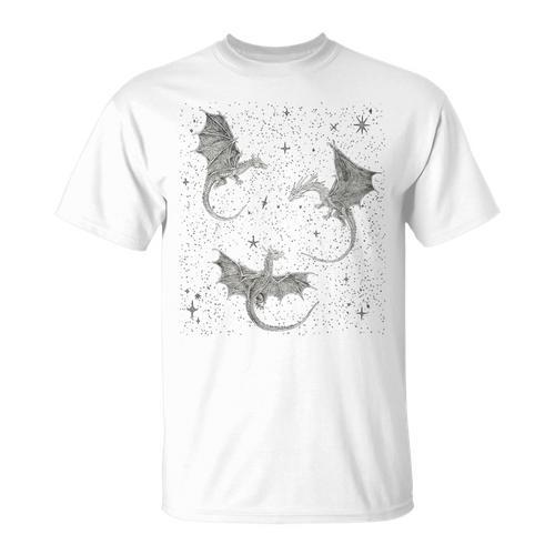 Flying Dragon Fantasy Reader For Bookworm Book Lovers Premium Tri-Blend T-Shirt - Bookorys DE