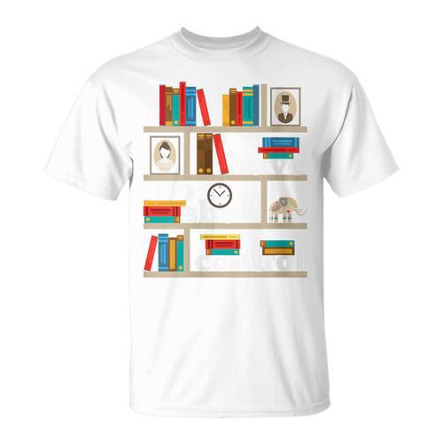 FUNNY NO SELF SHELF CONTROL READING BOOKS BOOKWORM BOOK PUN T-Shirt - Bookorys AU