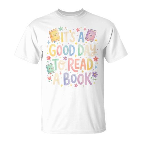 It’s A Good Day To Read A Book Cute Teacher Reading Premium Tri-Blend T-Shirt - Bookorys AU