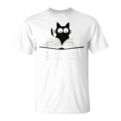 Just One More Chapter Cat Love Cat Book T-Shirt - Bookorys AU