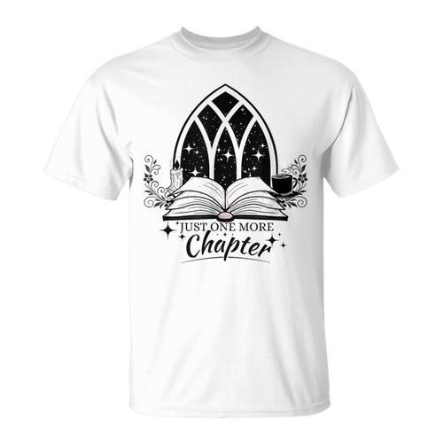Just One More Chapter Cozy Gothic Book Lover T-Shirt - Bookorys DE