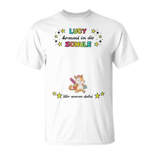 Kids Lucy Guest Book For First Day Of School T-Shirt - Bookorys CA