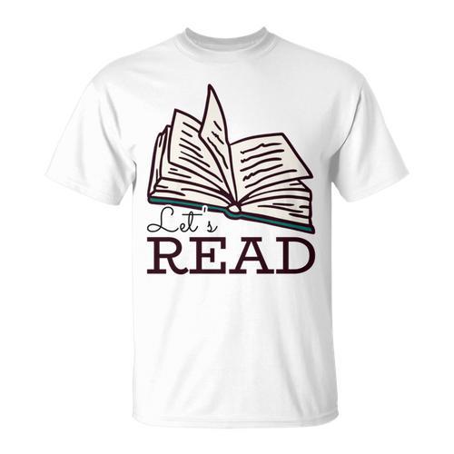 Let's Read Books T-Shirt - Bookorys DE