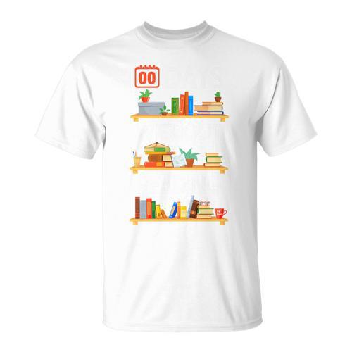 Library Librarian Bookworm Book 00 Days Without Reading Premium Tri-Blend T-Shirt - Bookorys UK