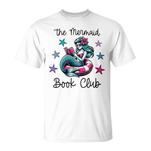 The Mermaid Book Club Summer Trendy Cute Reading T-Shirt - Bookorys