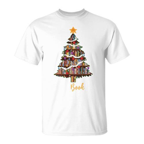 Merry Bookmas Book Reading Lover Library Reader Enthusiast T-Shirt - Bookorys DE