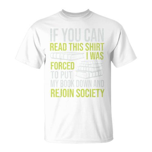 Nerd Bibliophile Book Reading Lover Bookworm Reading T-Shirt - Bookorys