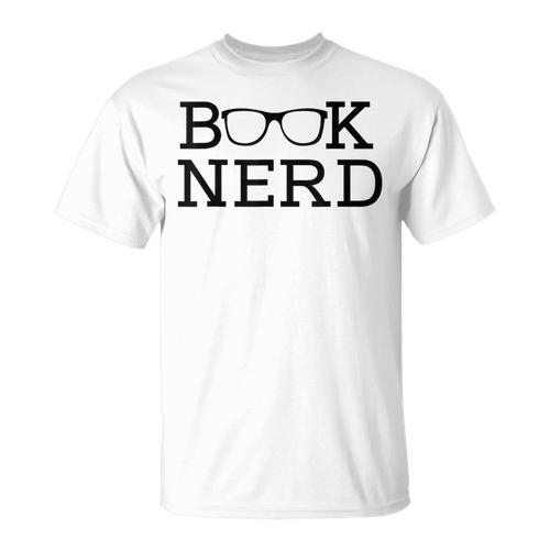 Nerd Book For Enthusiastic Book Readers And Book Lovers T-Shirt - Bookorys UK