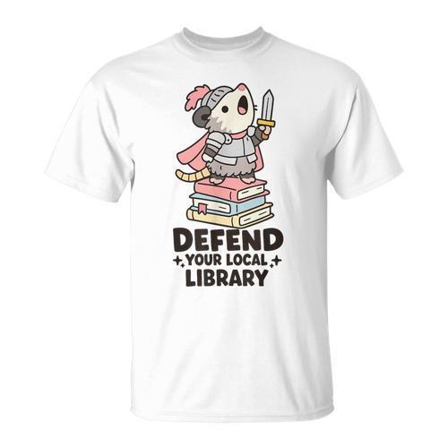 Opossum Book Lover Meme Kawaii Sarcastic Humor Women T-Shirt - Bookorys DE