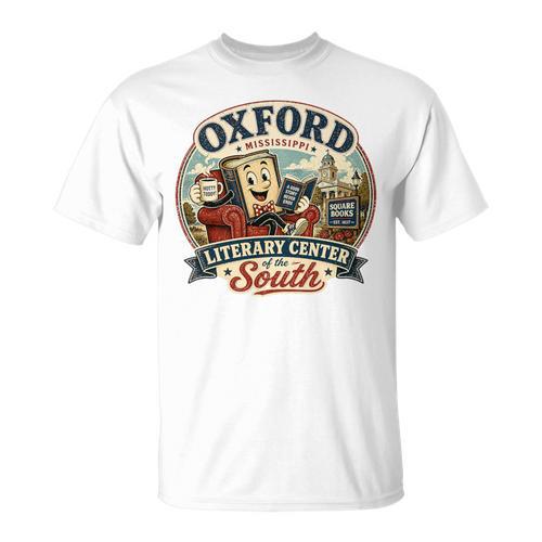 Oxford Mississippi Literary Center Book Lover Vintage Premium Tri-Blend T-Shirt - Bookorys AU