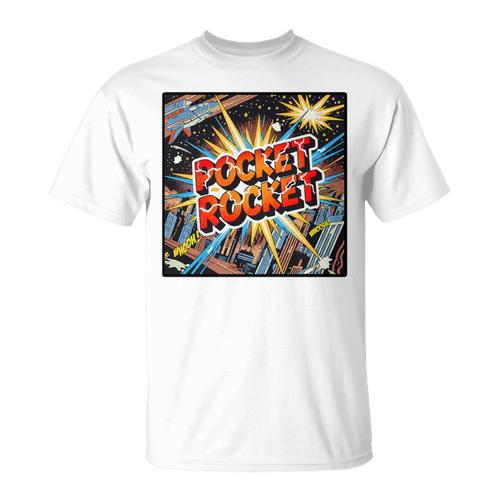 Pocket Rocket Comic Book Style Premium Tri-Blend T-Shirt - Bookorys