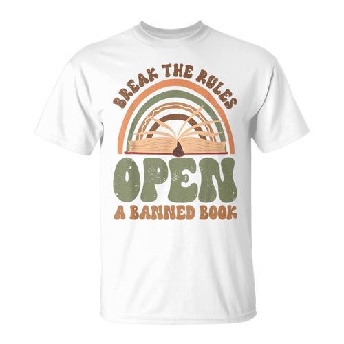 Read Banned Books Break The Rules Banned Books T-Shirt - Bookorys