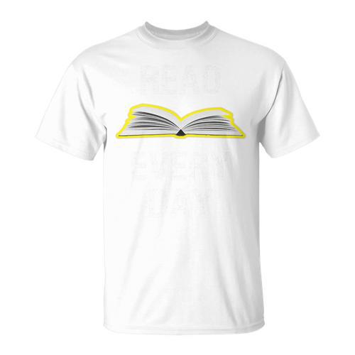Read Every Day Teacher Reading School Book Club Literacy Premium Tri-Blend T-Shirt - Bookorys UK
