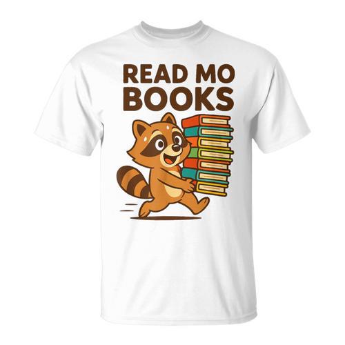 Read Mo Books – Raccoon Lovers T-Shirt - Bookorys AU