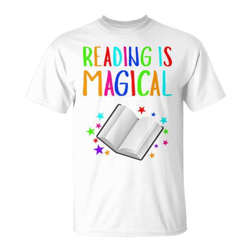 Reading Is Magical I Love To Read Book Lovers Teacher T-Shirt - Bookorys CA