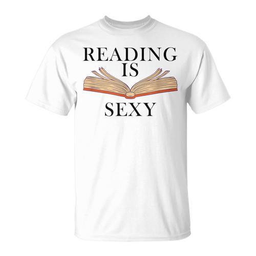 Reading Is Sexy Bookworm Book Lover Reading Is Sexy T-Shirt - Bookorys CA