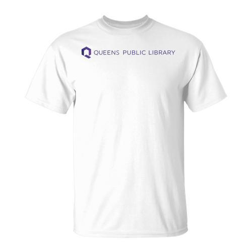 Retro Queens Public Library NY New York Book Lover T-Shirt - Bookorys DE