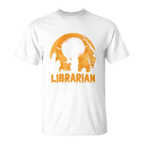 This Is My Scary Librarian Halloween Book Lover Scary Reader T-Shirt - Bookorys