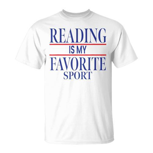 Simple Sarcastic Reading Is My Favorite Sport Book Lover T-Shirt - Bookorys AU