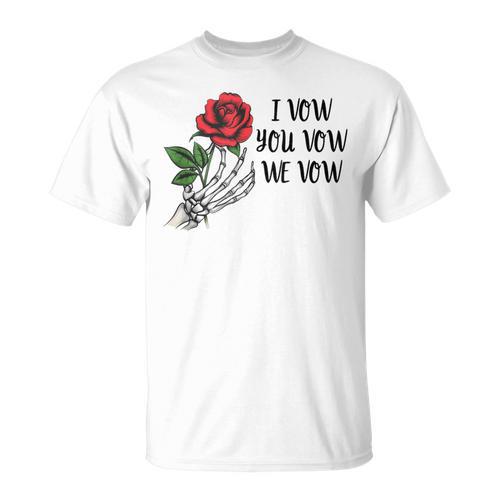 Smutty Book ShirtI Vow You Vow We Vow Merch Dark Romance T-Shirt - Bookorys DE