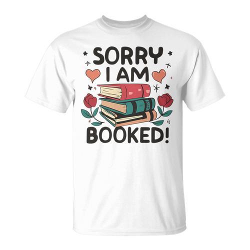Sorry i Am Booked Book Lover Premium Tri-Blend T-Shirt - Bookorys UK