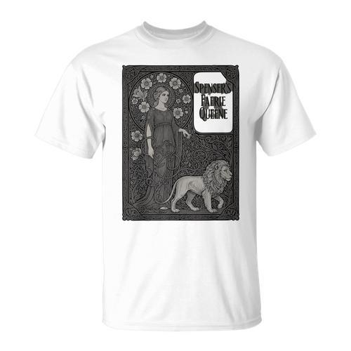 Spenser's Faerie Queene Literary Classic Book Art T-Shirt - Bookorys AU