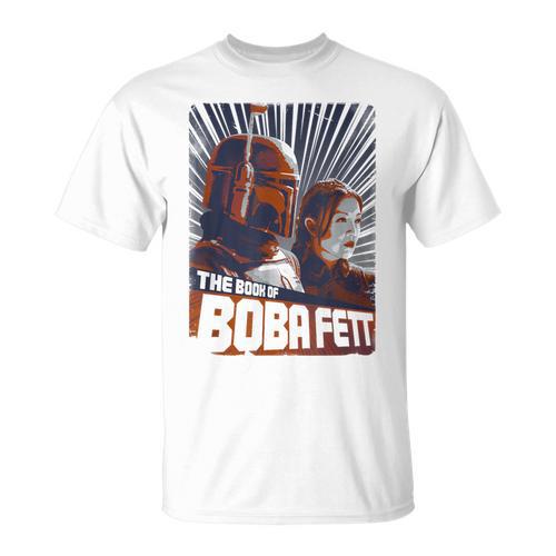 Star Wars The Book Of Boba Fett Retro Graphic Poster T-Shirt - Bookorys