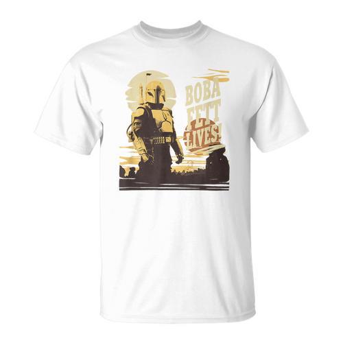 Star Wars The Book Of Boba Fett Tonal Portrait T-Shirt - Bookorys DE