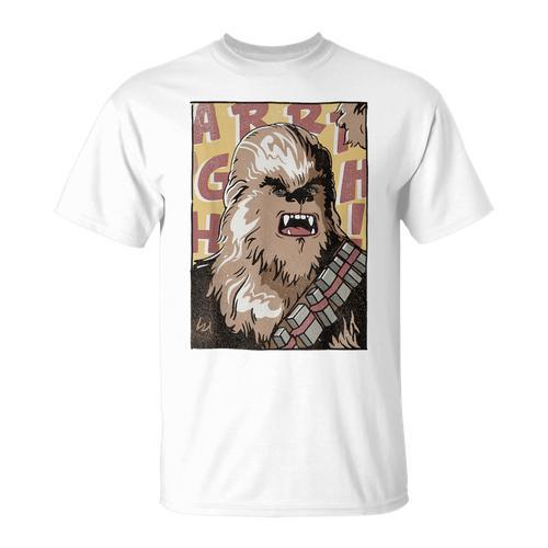 Star Wars Chewbacca Comic Book Character Portrait T-Shirt - Bookorys DE