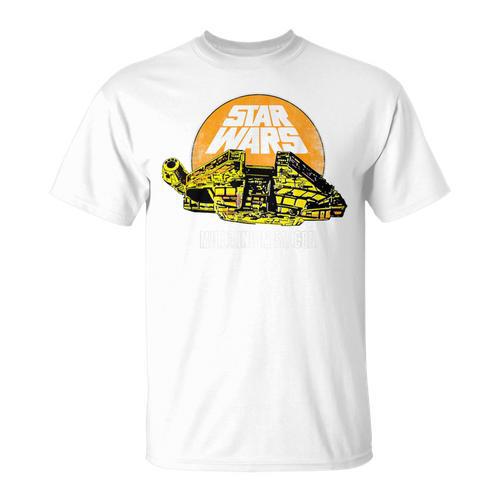Star Wars Millennium Falcon Comic Book Style T-Shirt T-Shirt - Bookorys UK