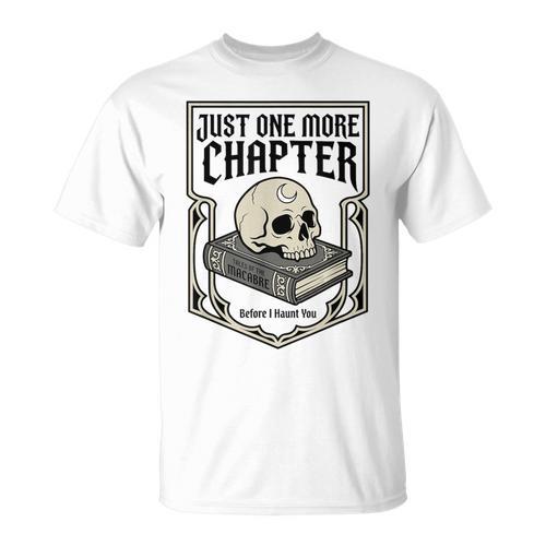 Tales Of The Macabre Skull Book Gothic Books Reading Lover T-Shirt - Bookorys AU