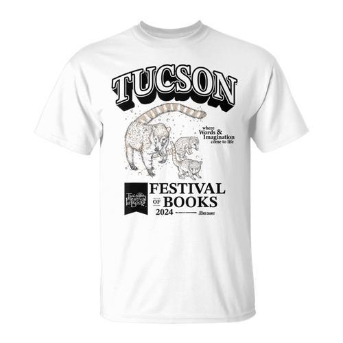 Tucson Festival Of Book TFOB 2024 Coatimundi Mascot T-Shirt - Bookorys