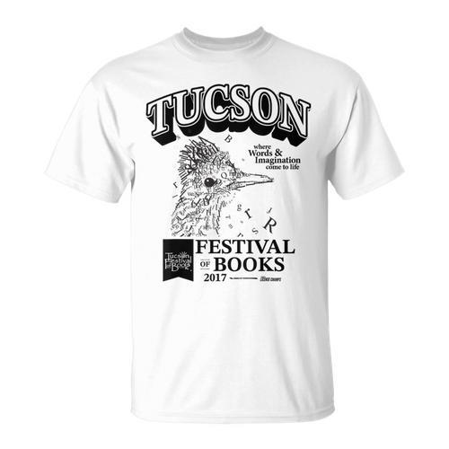 Tucson Festival Of Books TFOB 2017 Roadrunner Mascot T-Shirt - Bookorys