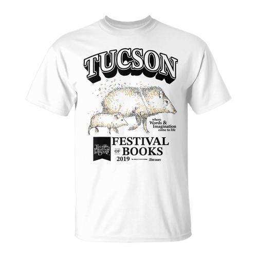 Tucson Festival Of Books TFOB 2019 Javelina Mascot T-Shirt - Bookorys
