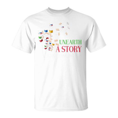 Unearth a Story Summer Reading 2026 Dandelion Books Readers Premium Tri-Blend T-Shirt - Bookorys