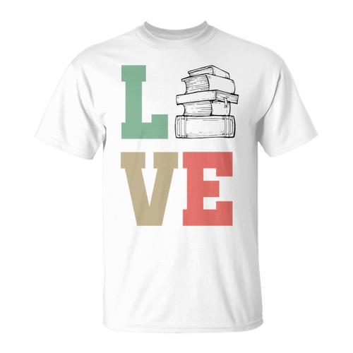 Valentines Day Book Lover Reading T-Shirt - Bookorys DE
