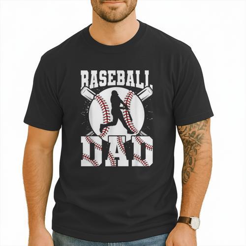 Baseball Dad Apparel Dad Baseball Father's Day Men T-Shirt - Sportilla