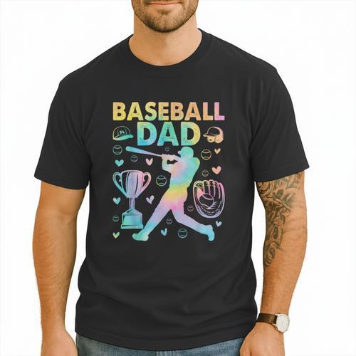 Baseball Dad Cool Fathers Day Coach Player Daddy Papa Men Men T-Shirt - Sportilla