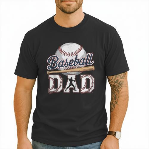 Baseball Dad Father's Day Sports Baseball Lover Men T-Shirt - Sportilla