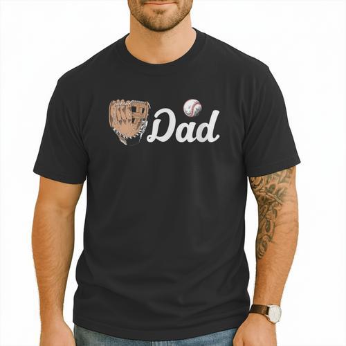 Baseball Dad Softball Dad Father's Day Men T-Shirt - Sportilla