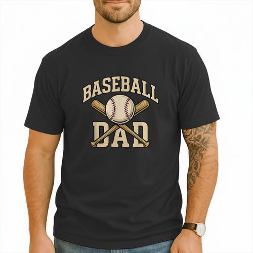 Baseball Dad Sports With Bats And Ball Graphic Men T-Shirt - Sportilla