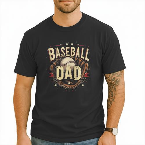 Baseball Dad Vintage Men T-Shirt - Sportilla