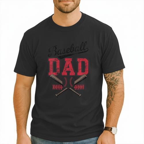 Vintage Baseball Dad Father's Day Game Day Toddlers Men T-Shirt - Sportilla