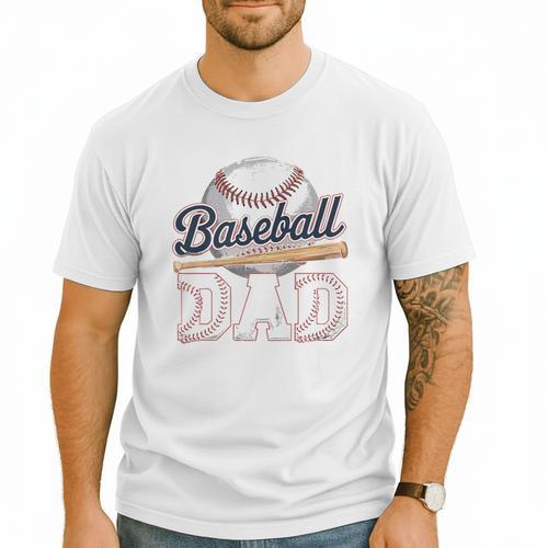 Baseball Dad Father's Day Sports Baseball Lover Premium Men T-Shirt - Sportilla
